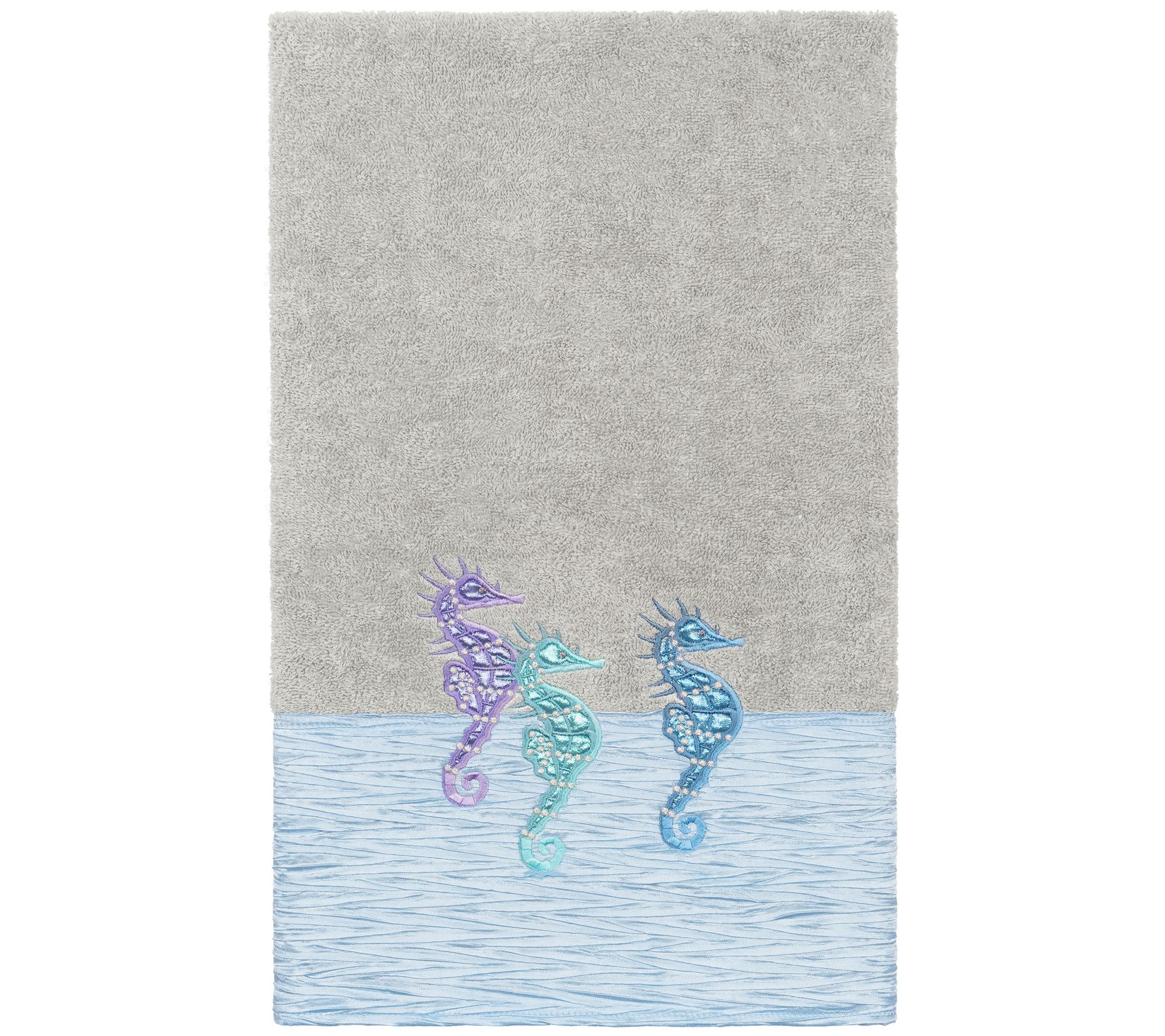 Linum Home Textiles Sofia Embellished Bath Towel