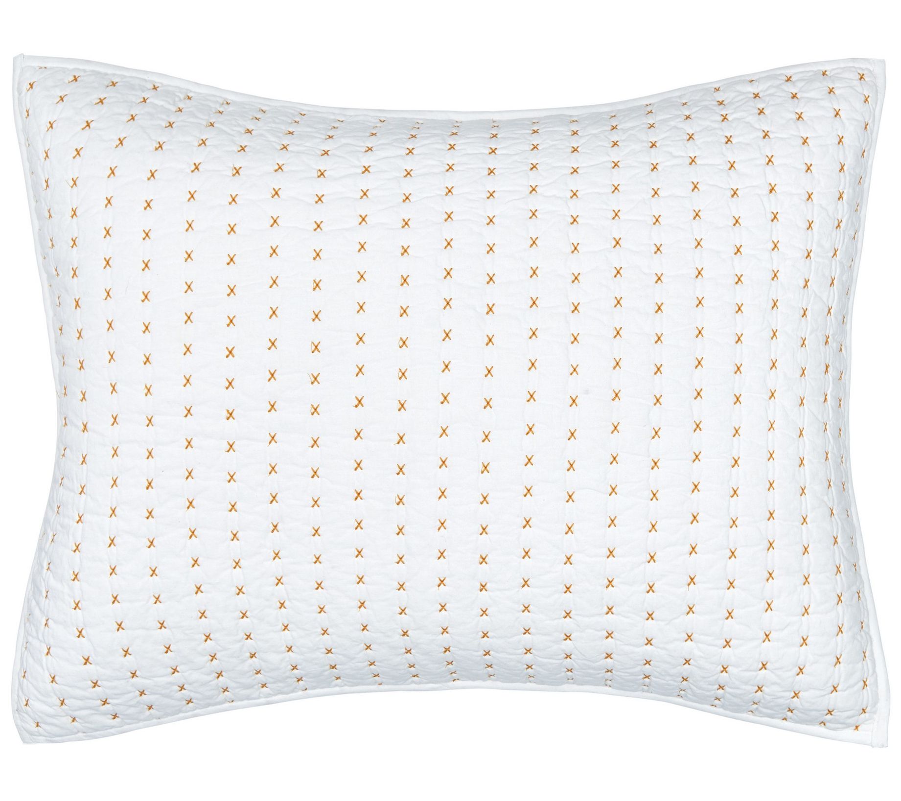 carol&frank Hilton Ochre Standard Sham