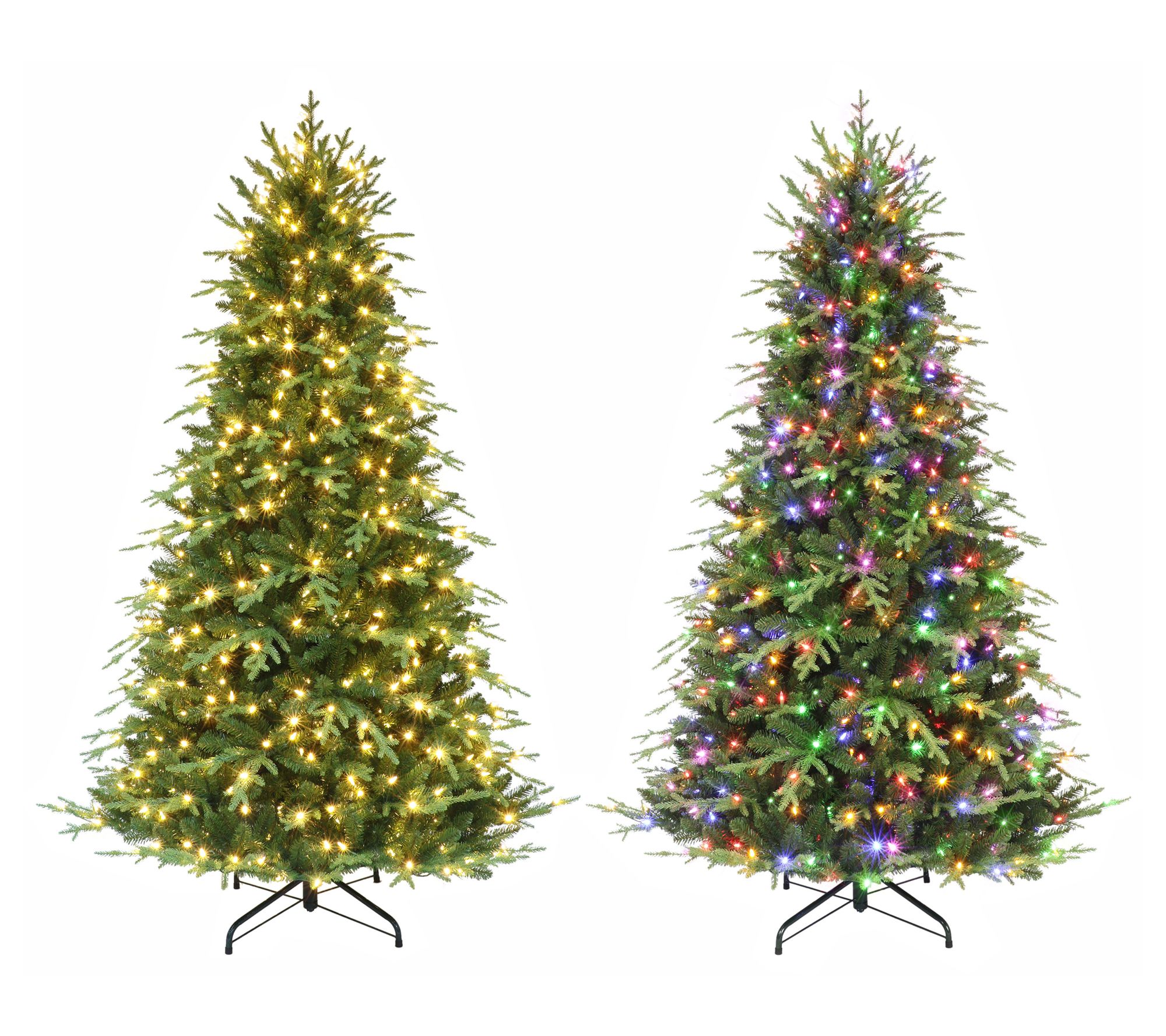 Puleo 7.5' Pre-lit Galveston Fir Tree, 3485 Tips, 800 Lights