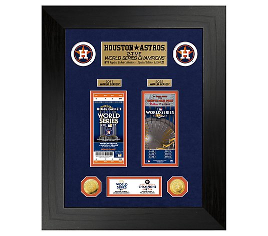 Highland Mint Astros World Series CommemorativeFrame