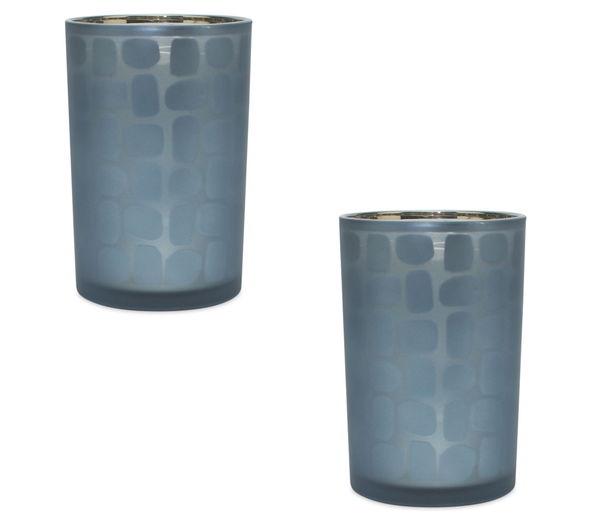 Melrose Frosted Candle Holder (Set of 2)