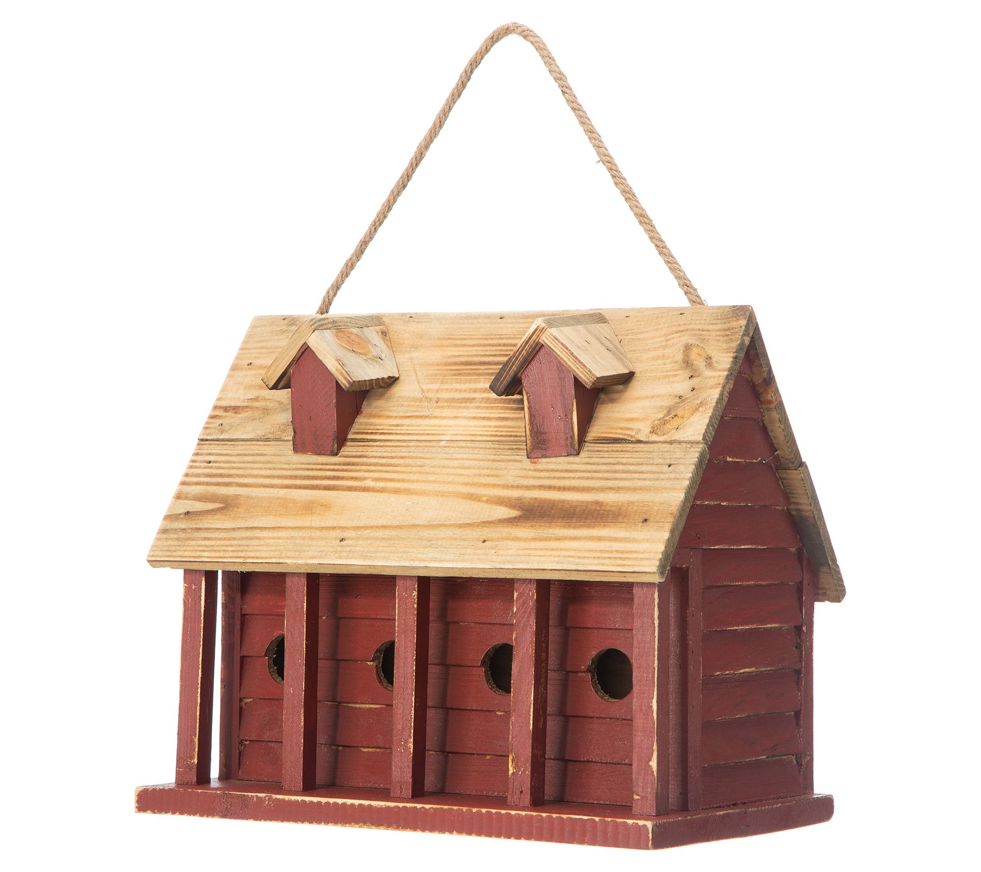 Glitzhome Distressed Wood Cottage Style Birdhouse