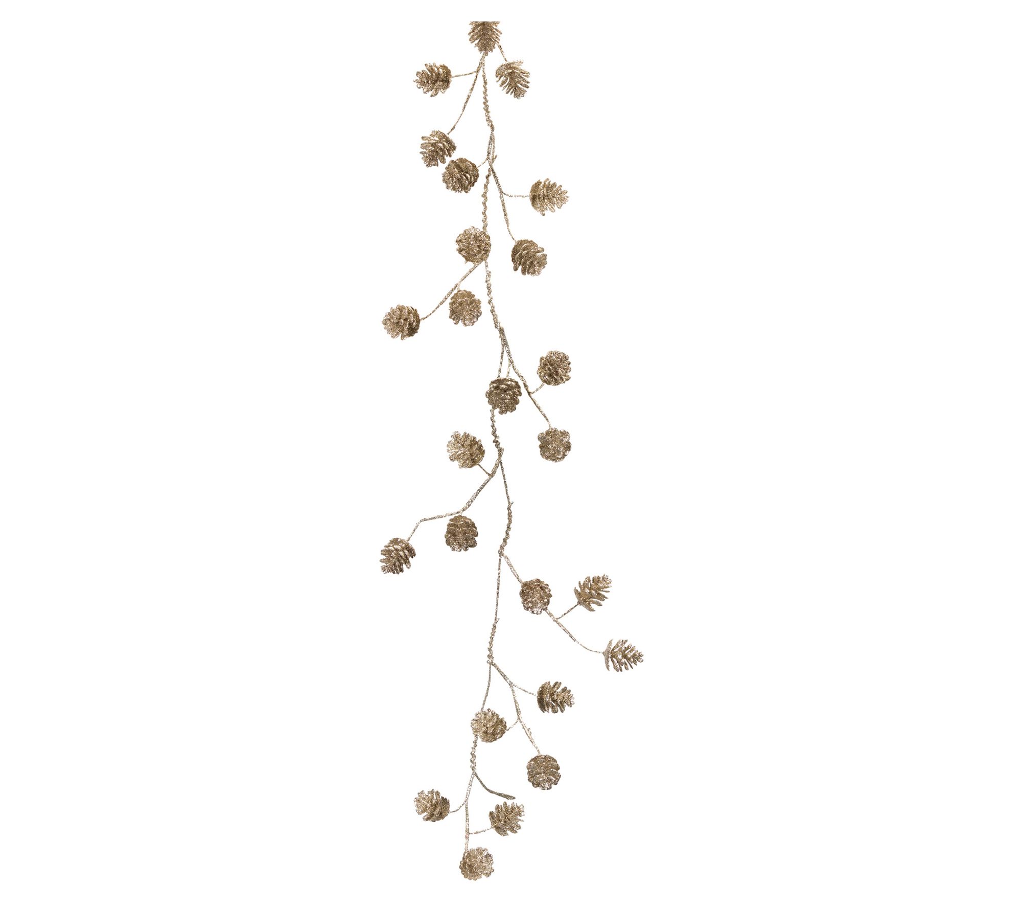 Melrose Gold Pinecone Twig Garland (Set of 2) 