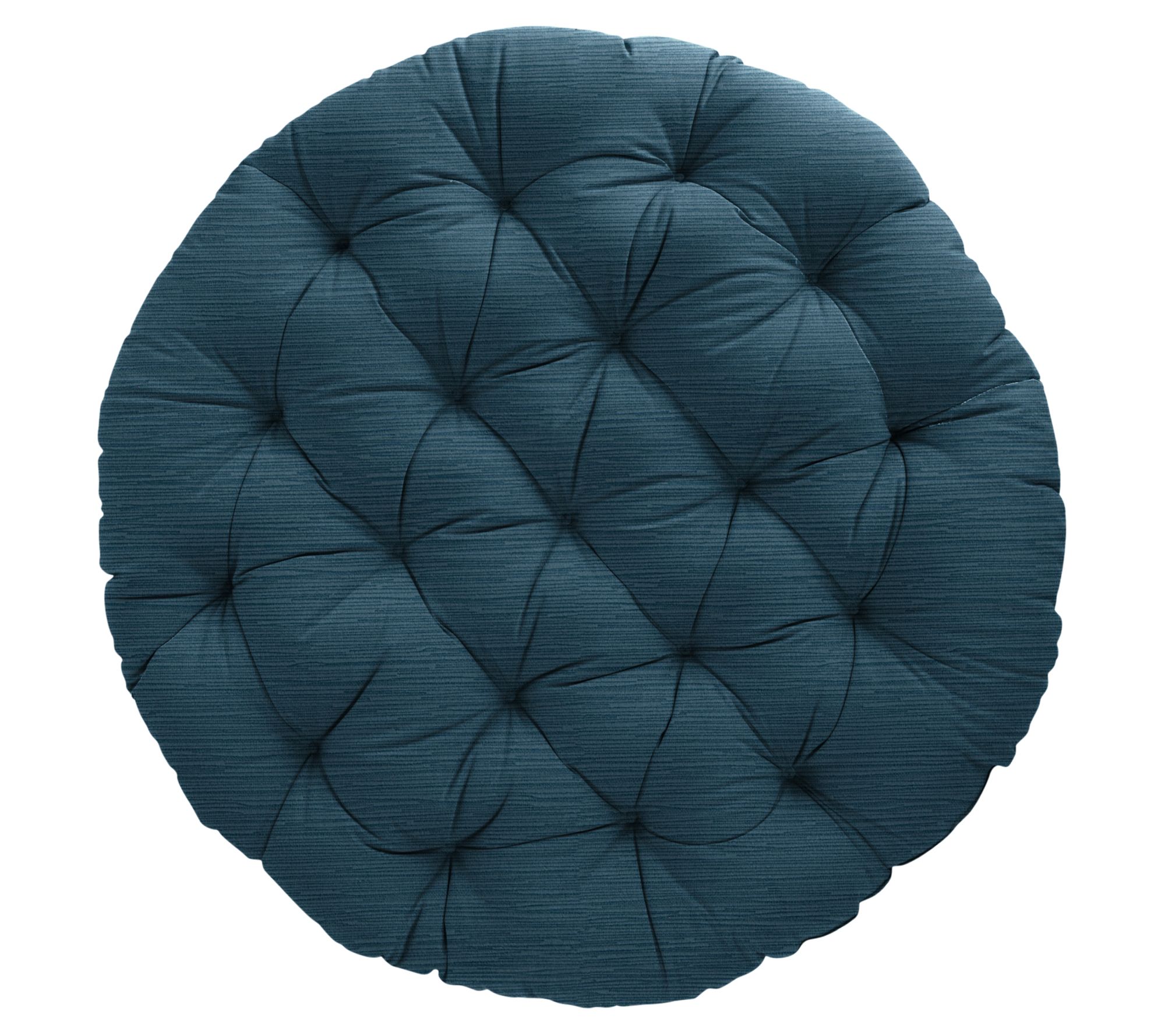 Sorra Home 44 in Round Velvet Papasan Cushion