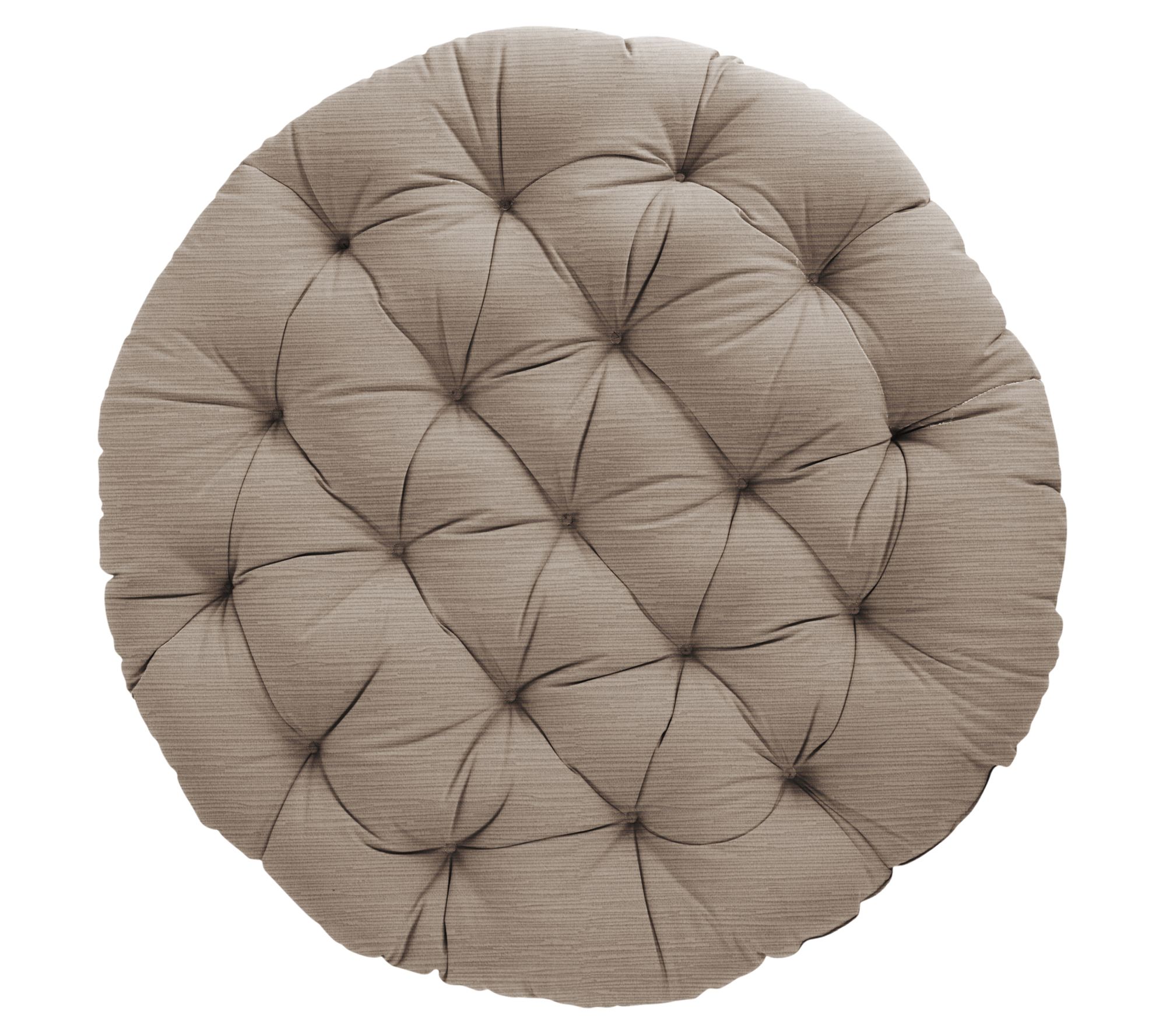 Sorra Home 44 in Round Velvet Papasan Cushion