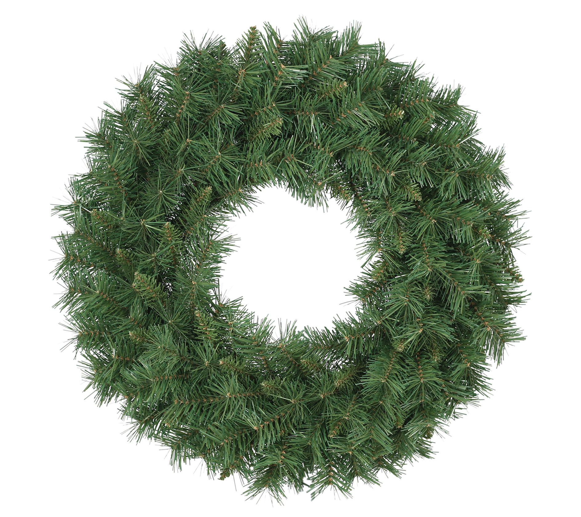 Puleo 24" Round Valley Pine Wreath 180 Tips