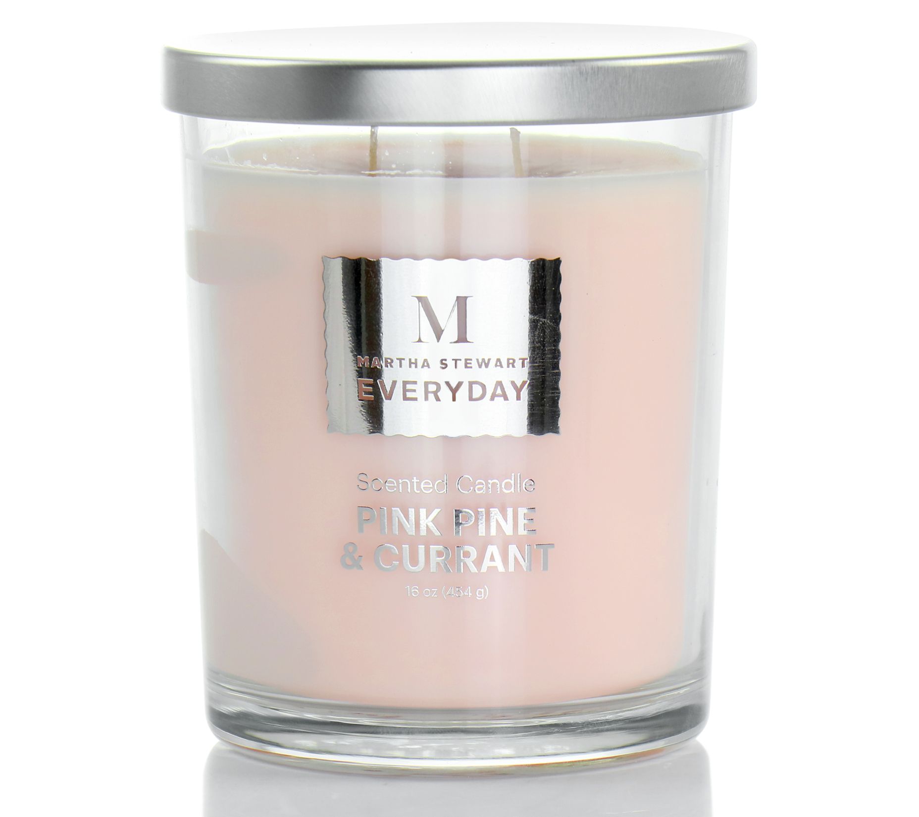 Martha Stewart Everyday 16 Ounce Pink Pine andurrant Scented - QVC.com