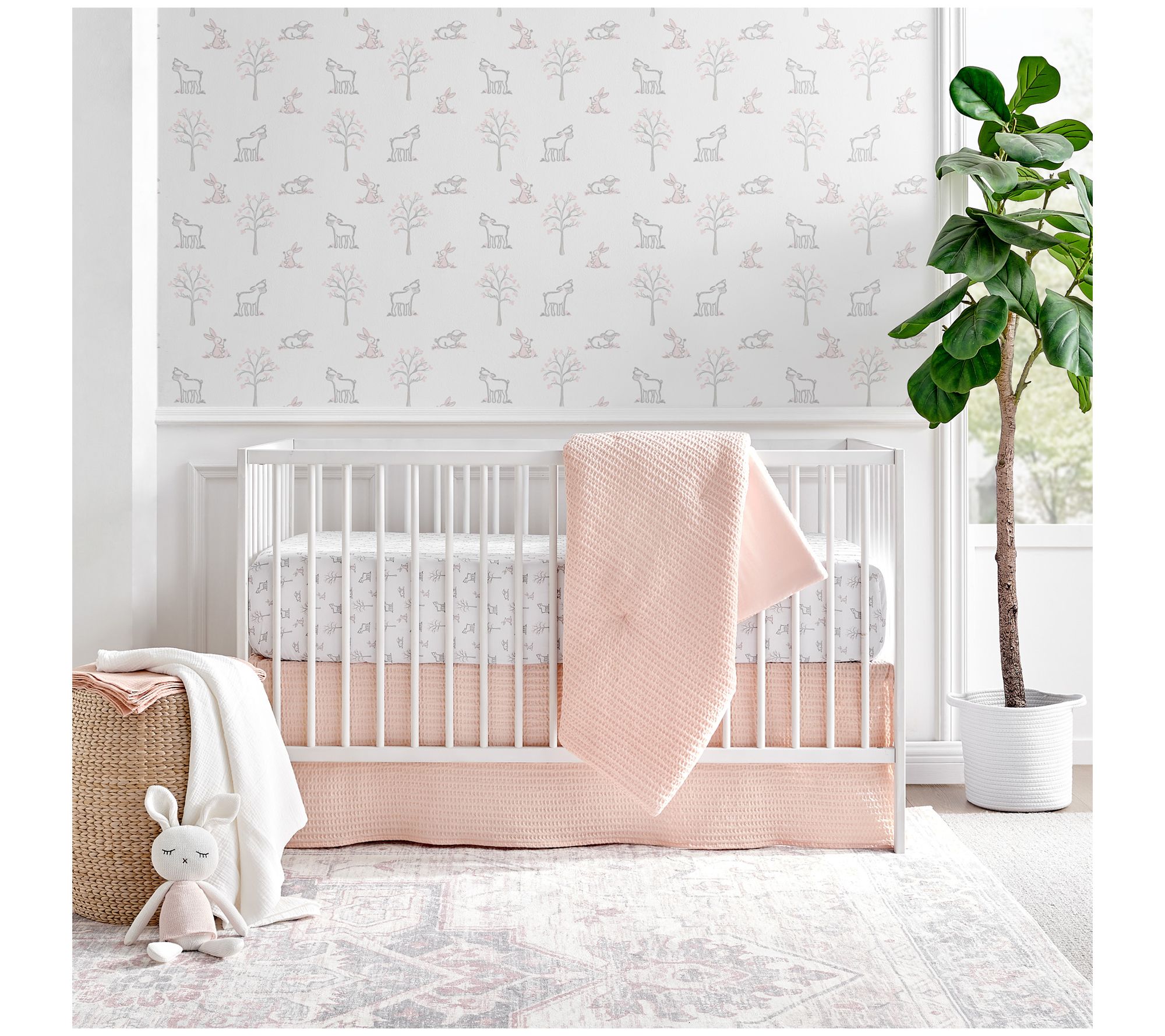 Levtex Baby Mills Waffle 4-Piece Crib Bedding Set