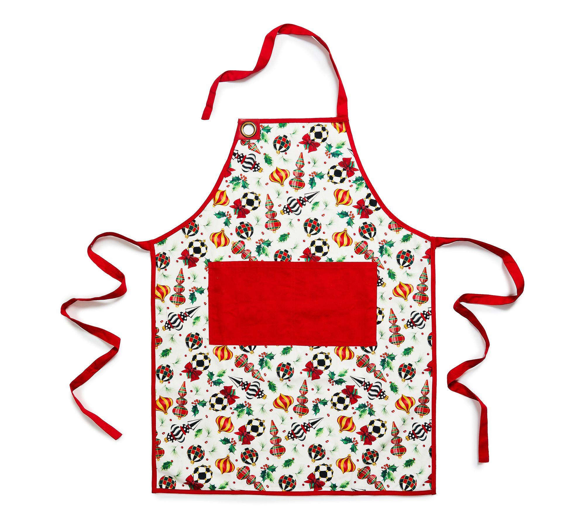 MacKenzie-Childs Deck the Halls Apron