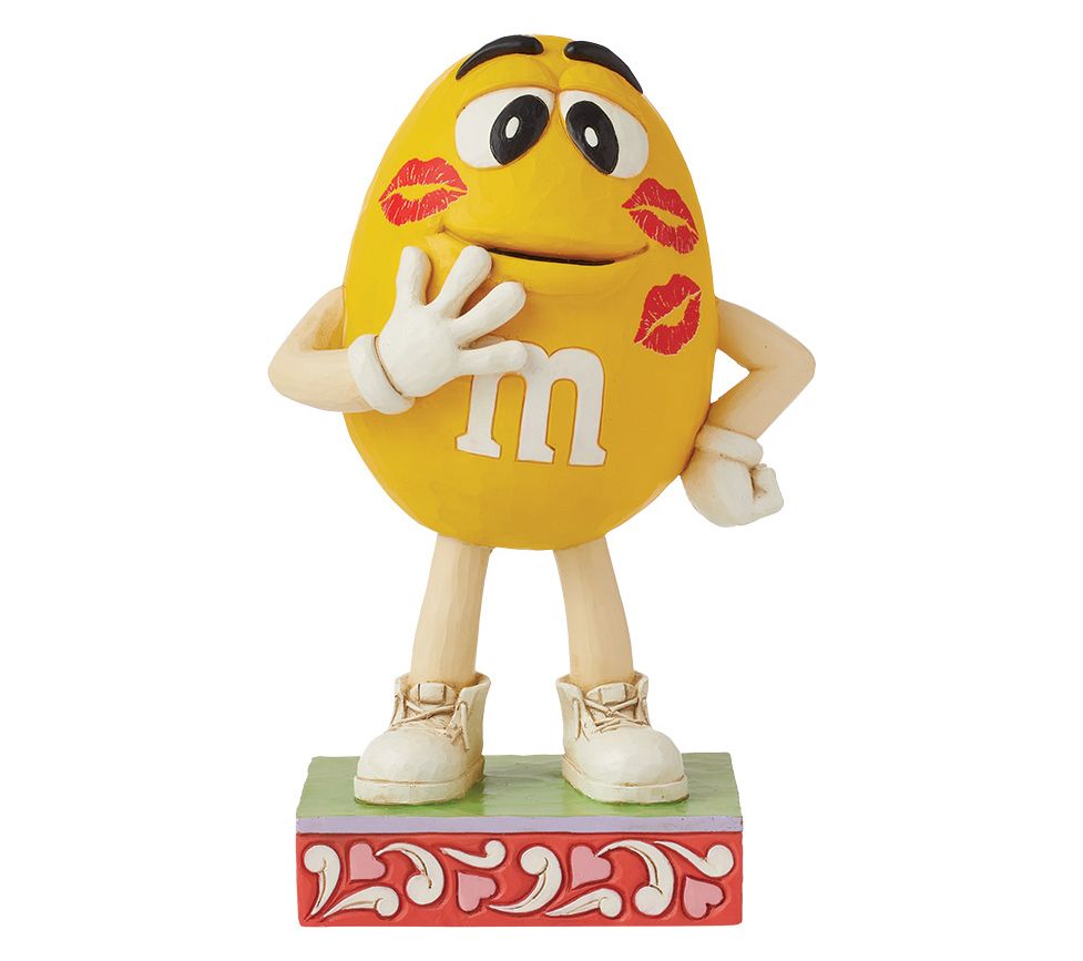 Jim Shore Heartwood Creek M&M's Yellow Character Figurine 7"H