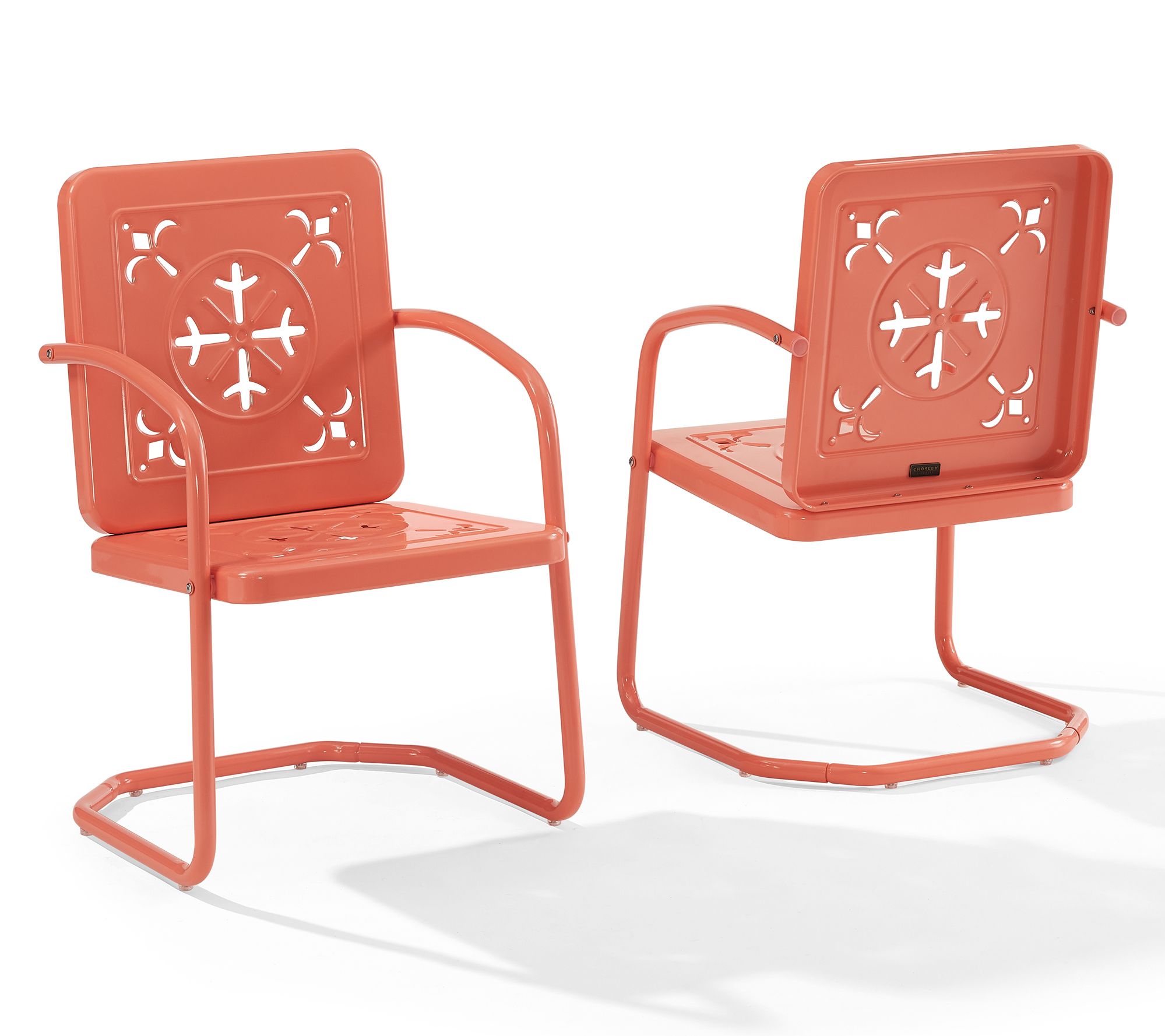 Crosley Azalea 2-Piece Retro Outdoor Chair Set