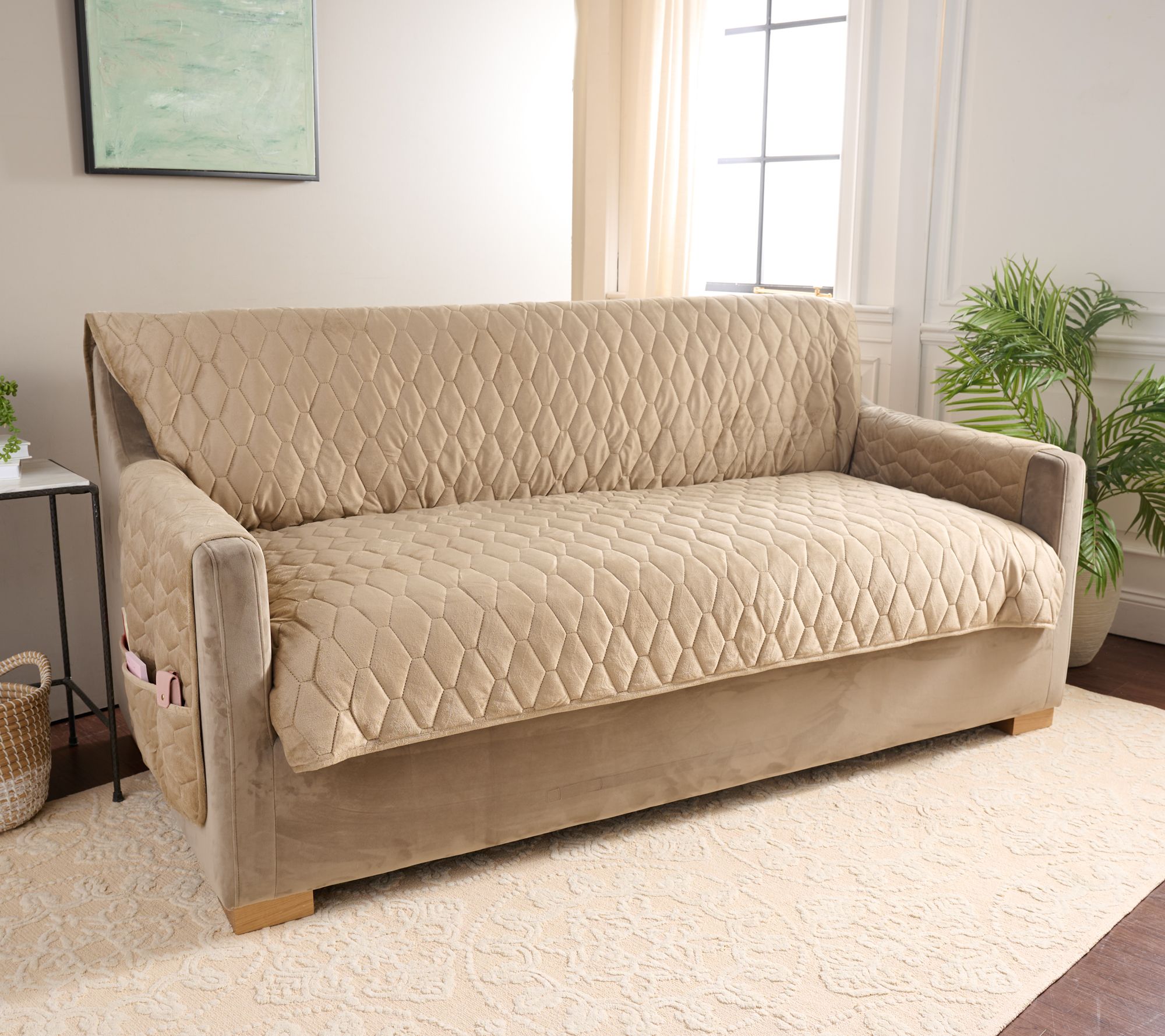 Home Reflections Micromink Pin-Sonic Sofa Cover