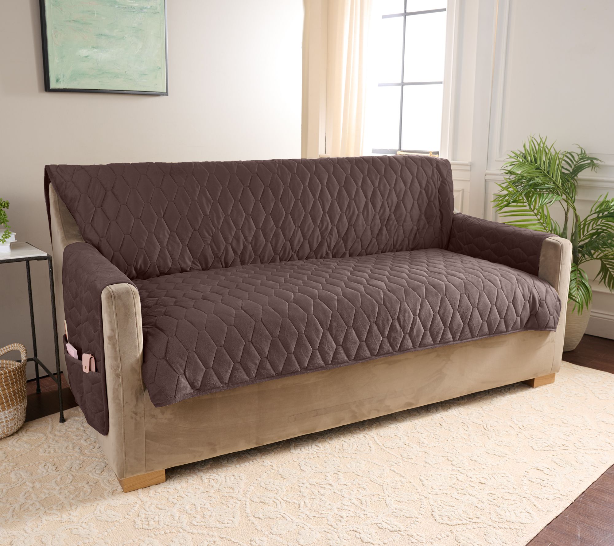 Home Reflections Micromink Pin-Sonic Sofa Cover