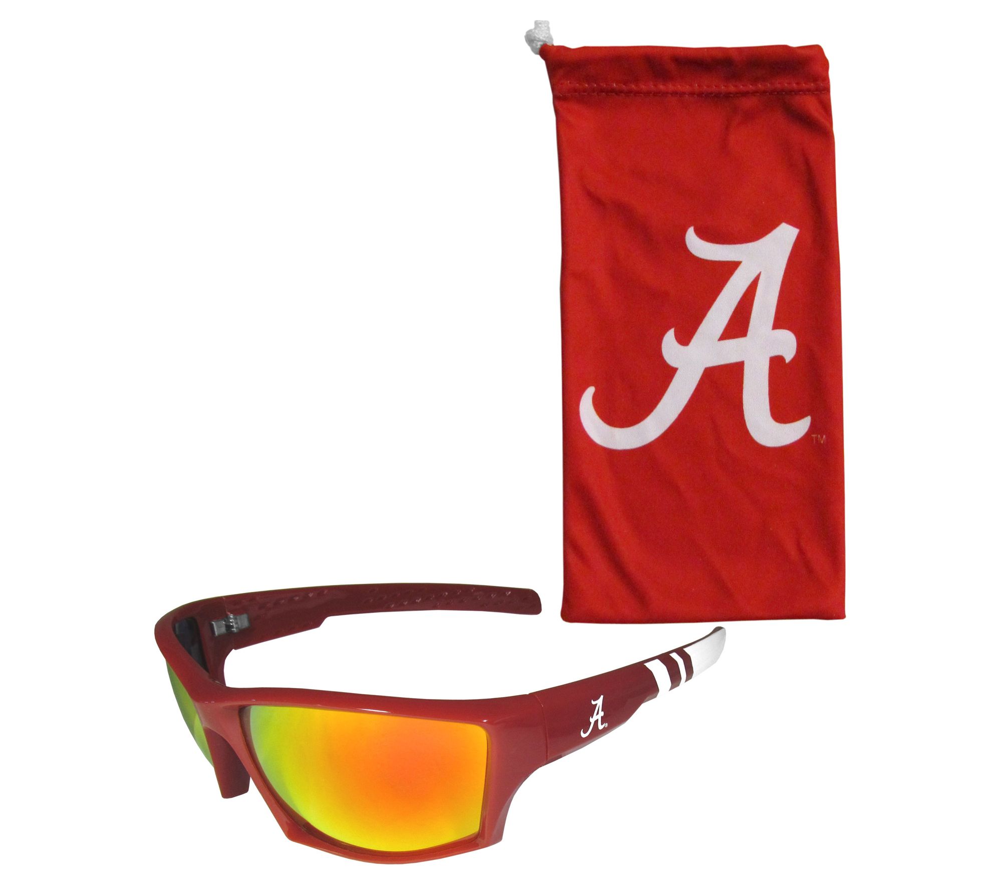 Siskiyou Sports College Edge Wrap Sunglass andBag Set