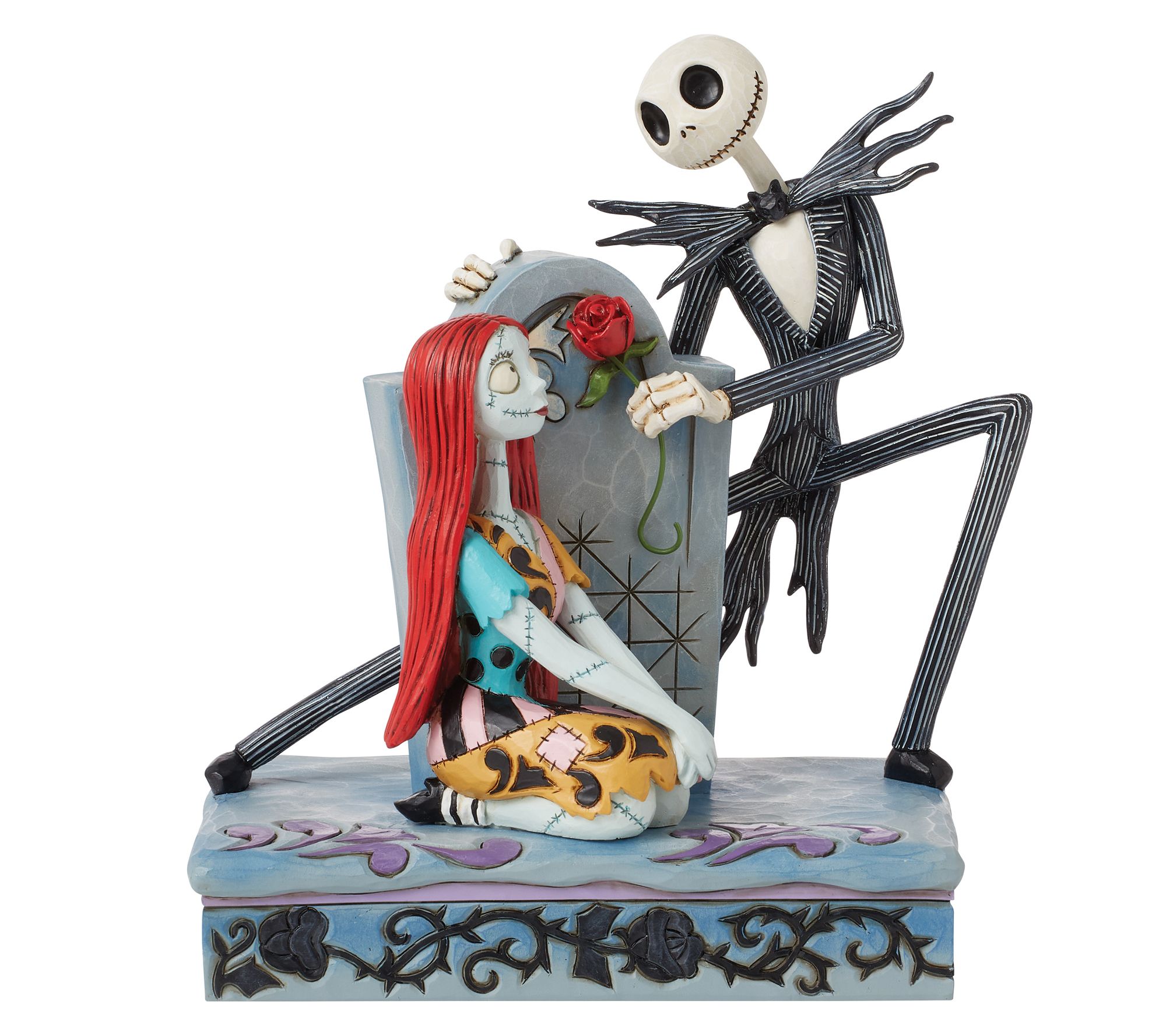 Jim Shore Disney Traditions Jack and Sally Gravestone Figurine