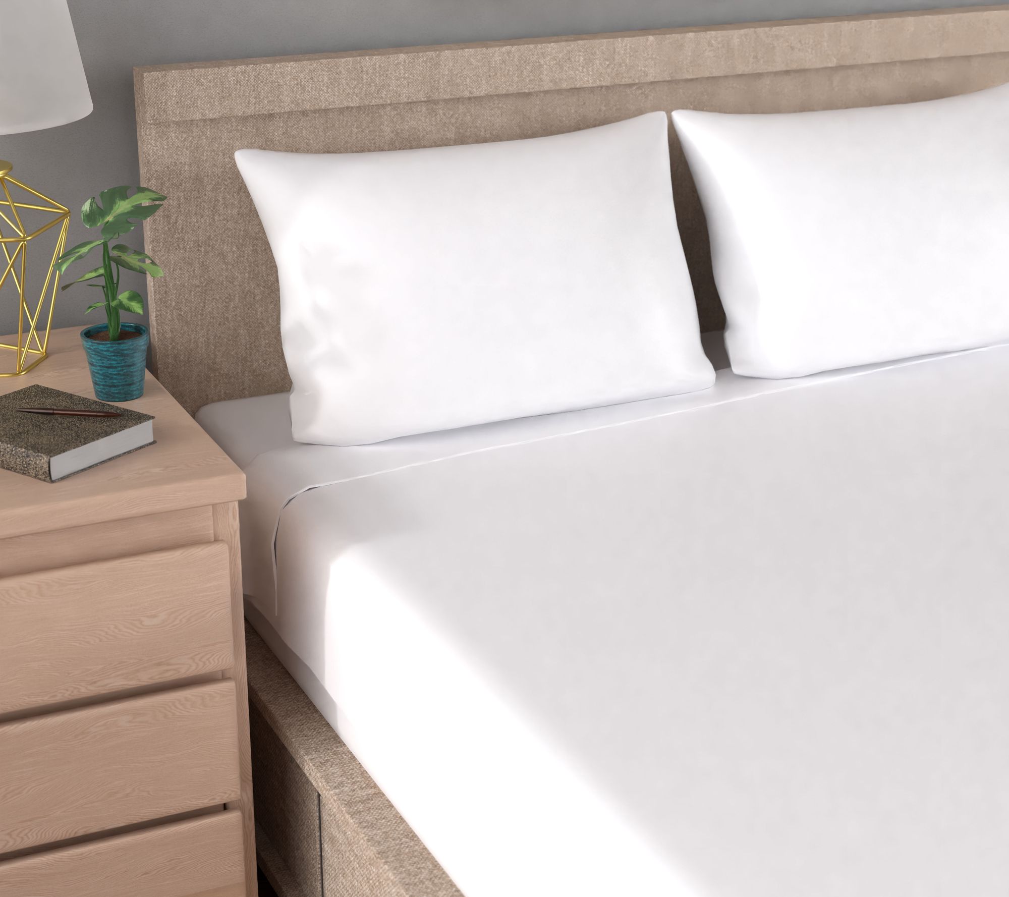 Waverly 4-Piece 300TC  Sateen Sheet SheetSet-TwinXL