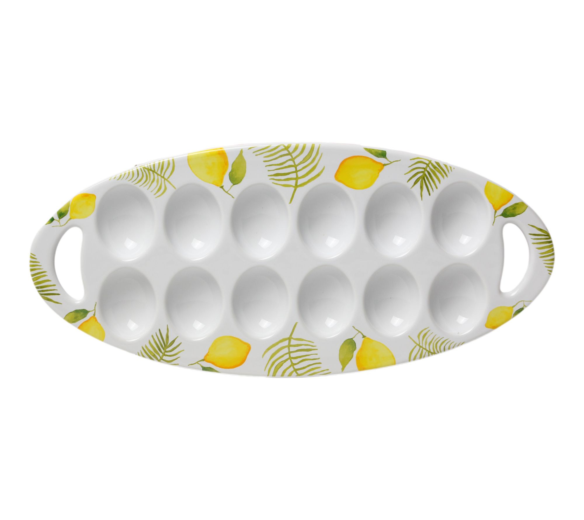 Temp-tations 12-Count Egg Serving Tray with Handles