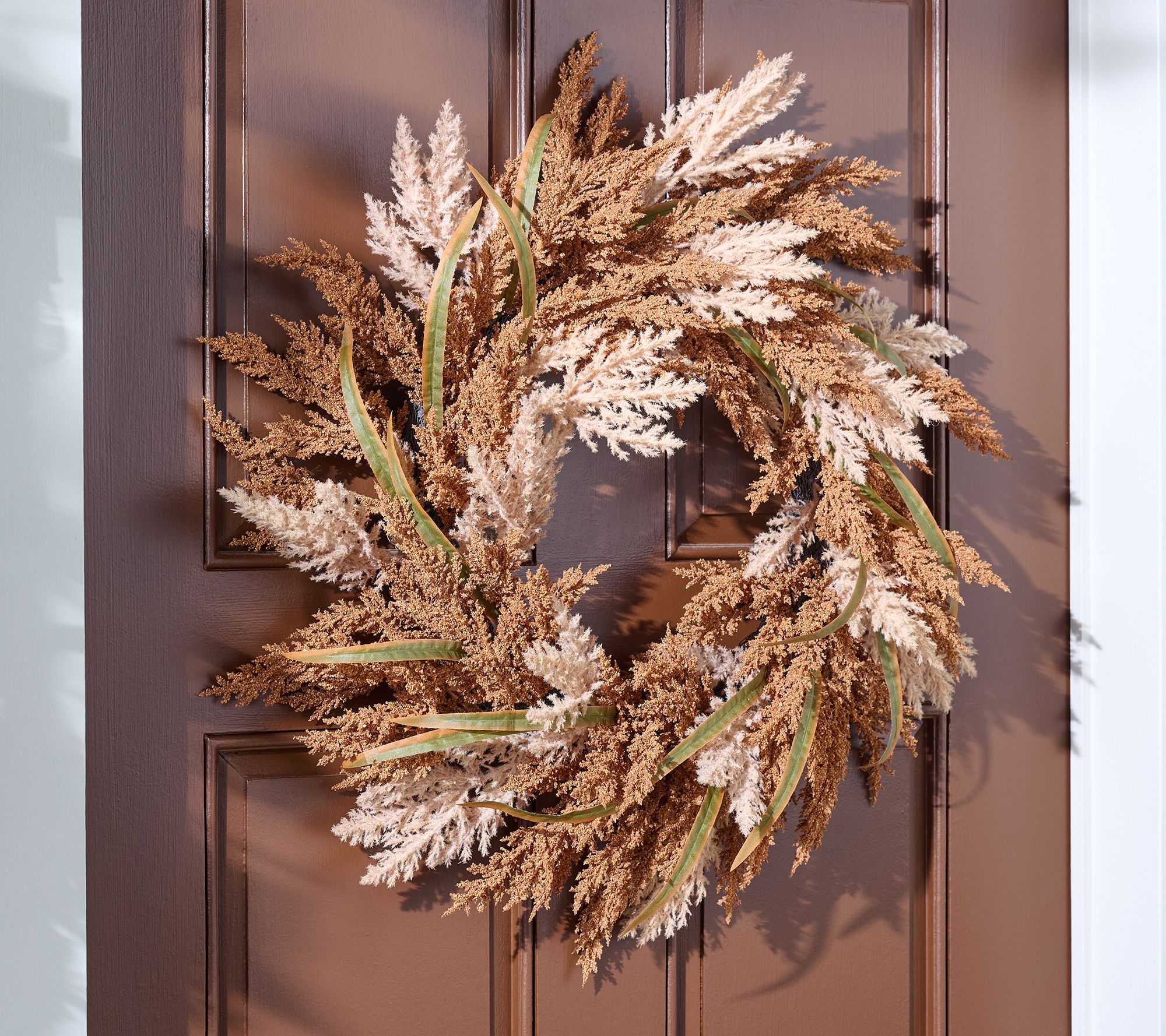 "As Is" Home Reflections 26" Harvest Grasses Wreath