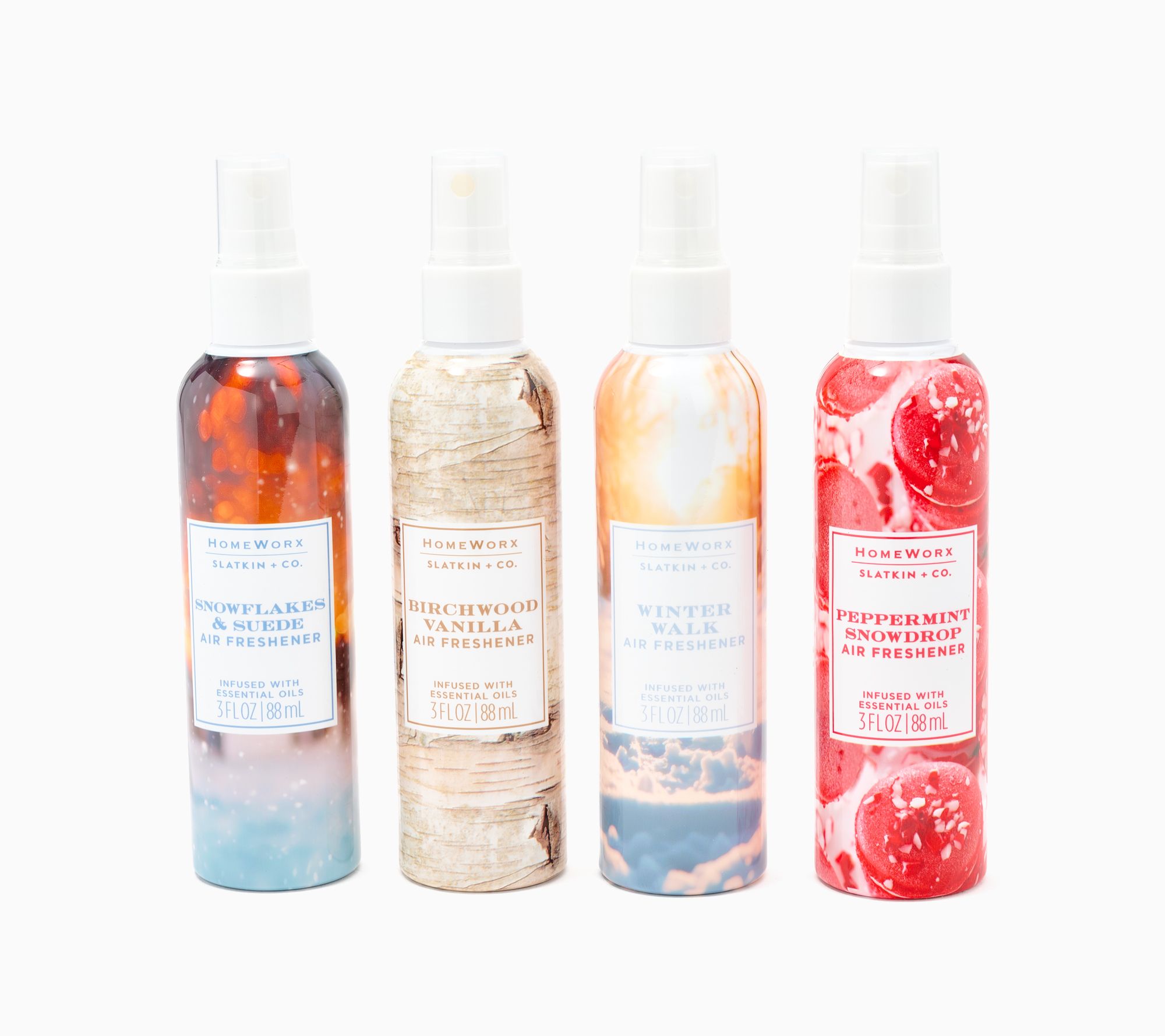 HomeWorx by Slatkin + Co. S/4 Travel Size Air Freshener Sprays
