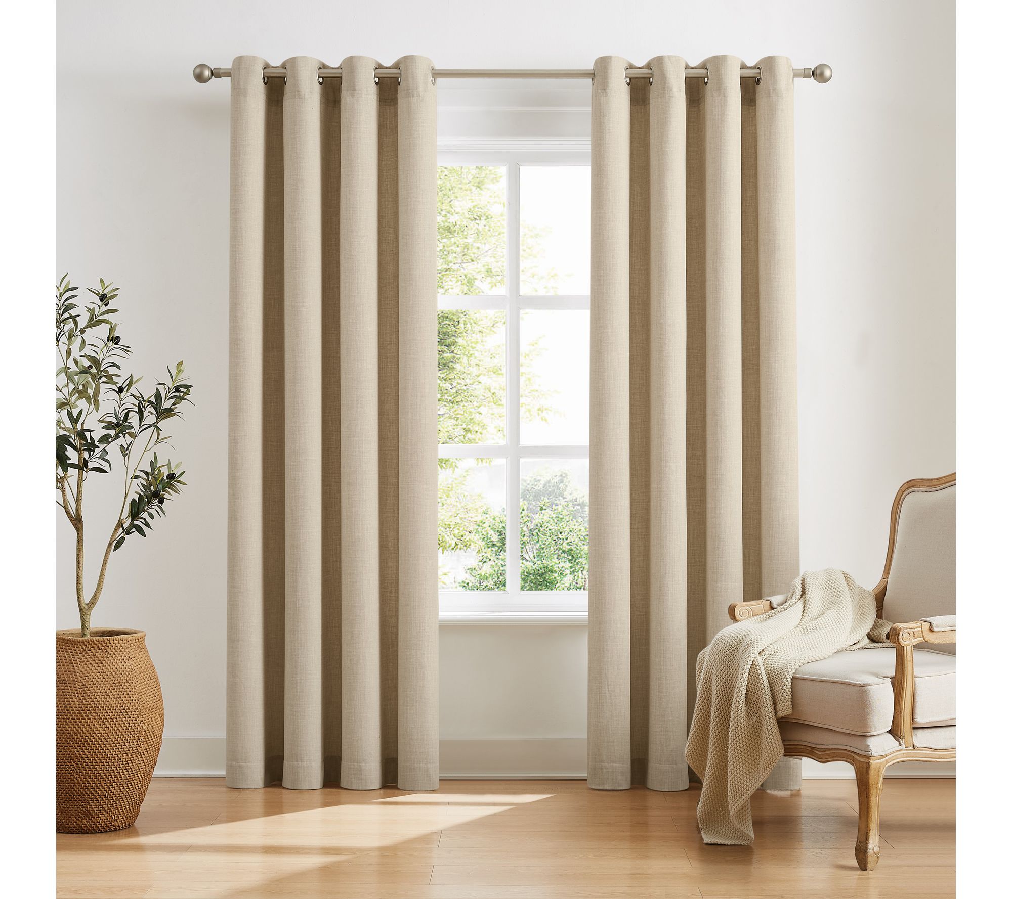 Sun Barrier Snap In Blackout Liner 52x108 Grommet Panel Pair