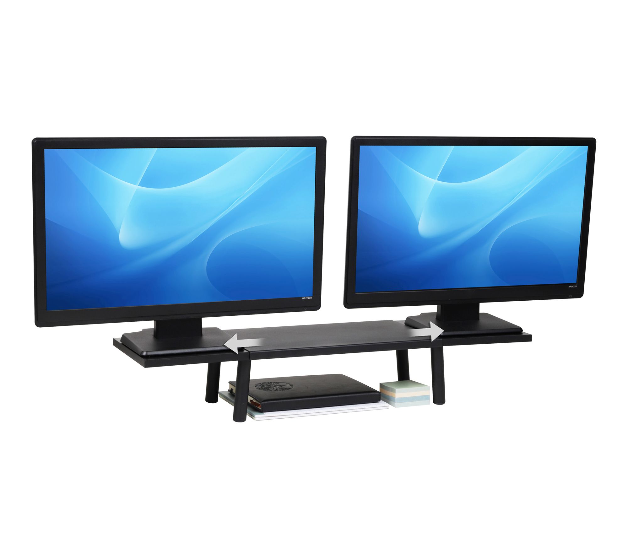 Mind Reader Extendable Monitor Stand, Adjustable Desktop Riser