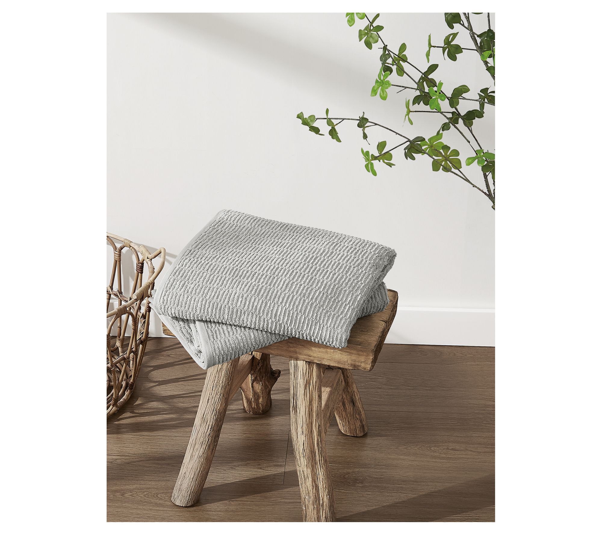 Truly Soft Textured Quick Dry 2 Pack Bath TowelSet