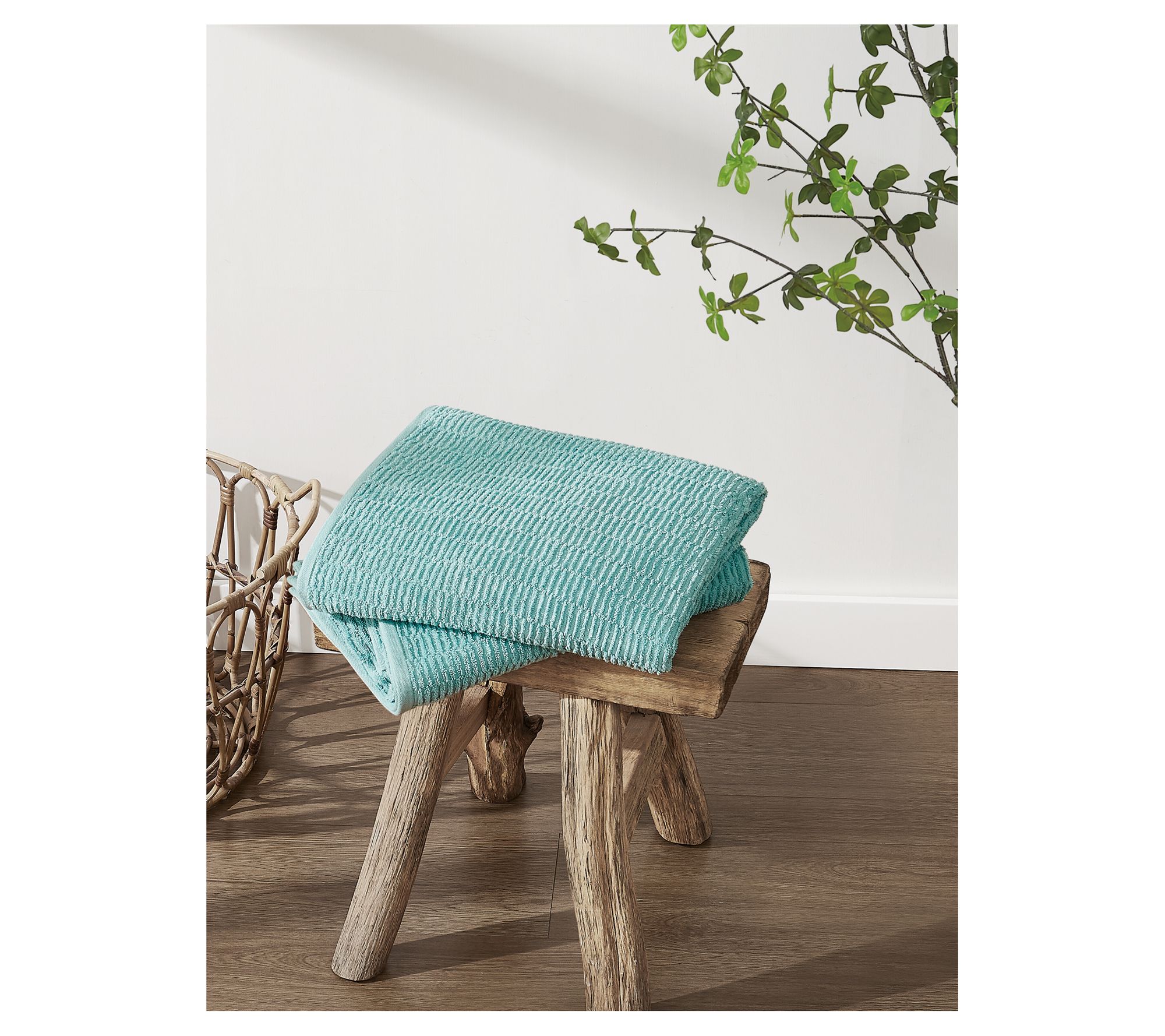 Truly Soft Textured Quick Dry 2 Pack Bath TowelSet