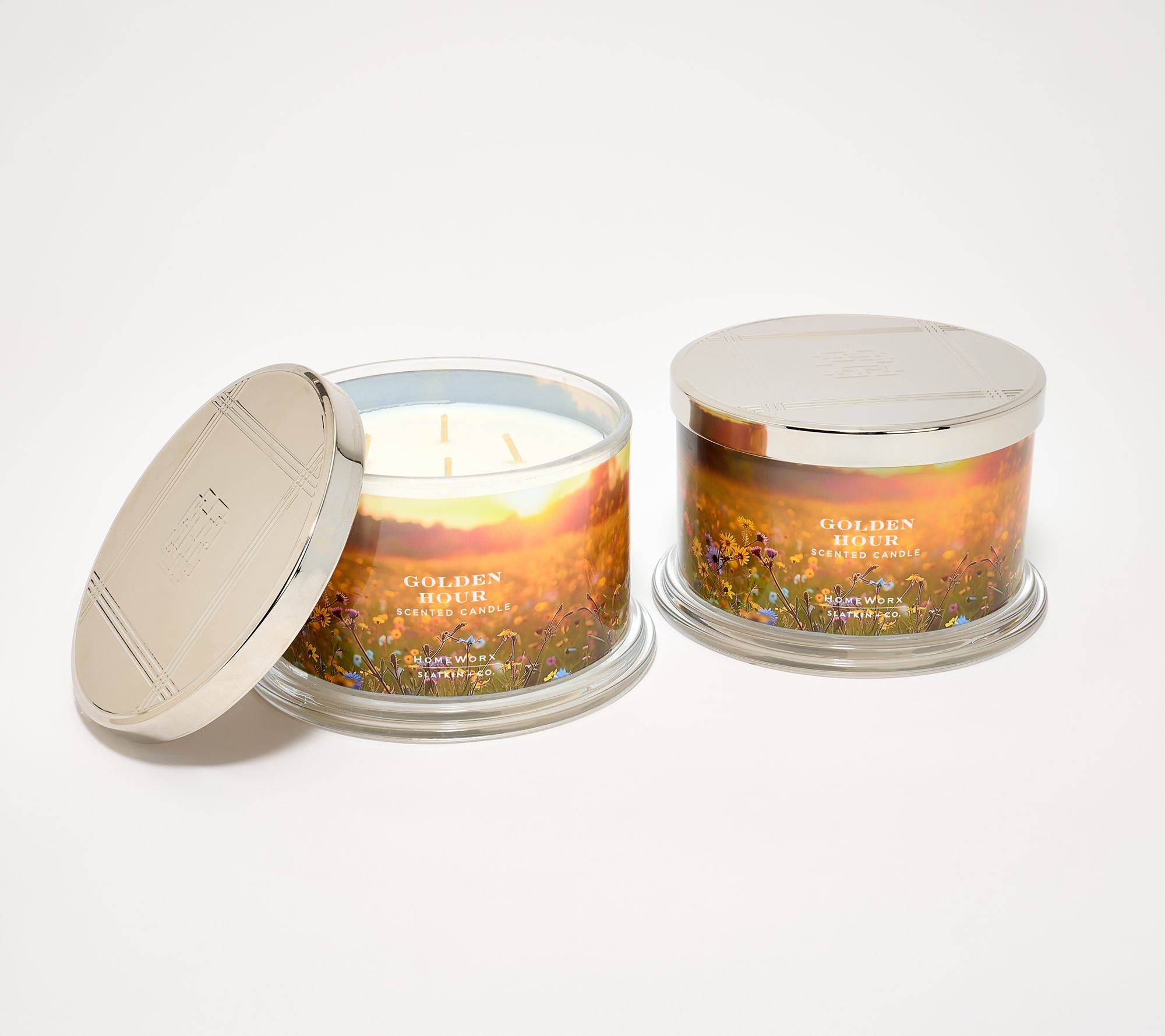"As Is" HomeWorx by Slatkin + Co. Golden Hour Candles