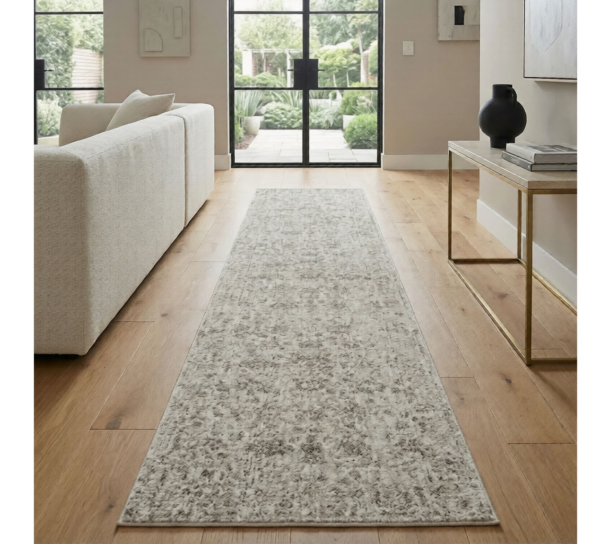Sealy Easton Abstract Powerloom Runner Rug, 2'6" X 10'