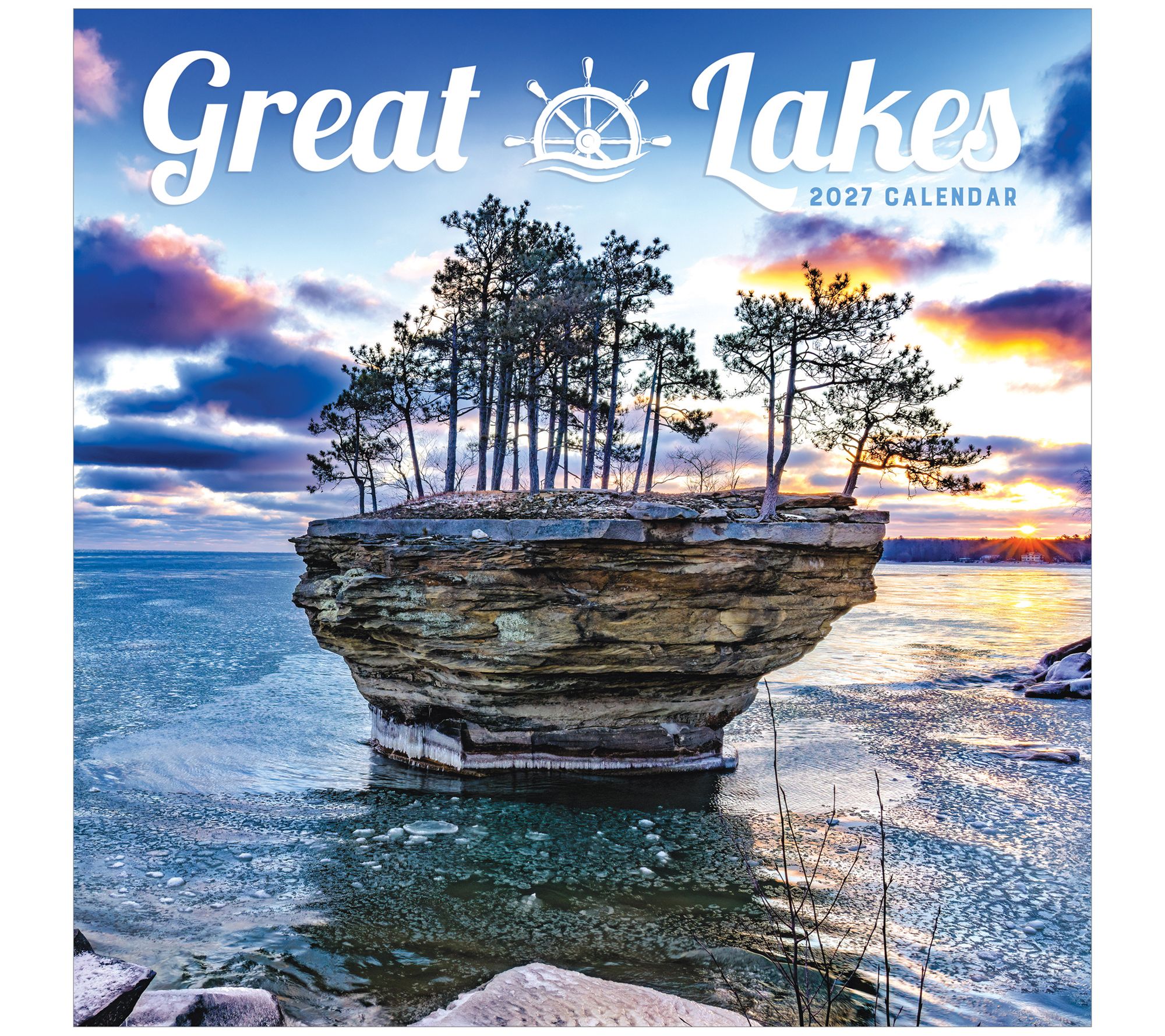 TF Publishing 2027 Great Lakes Wall Calendar