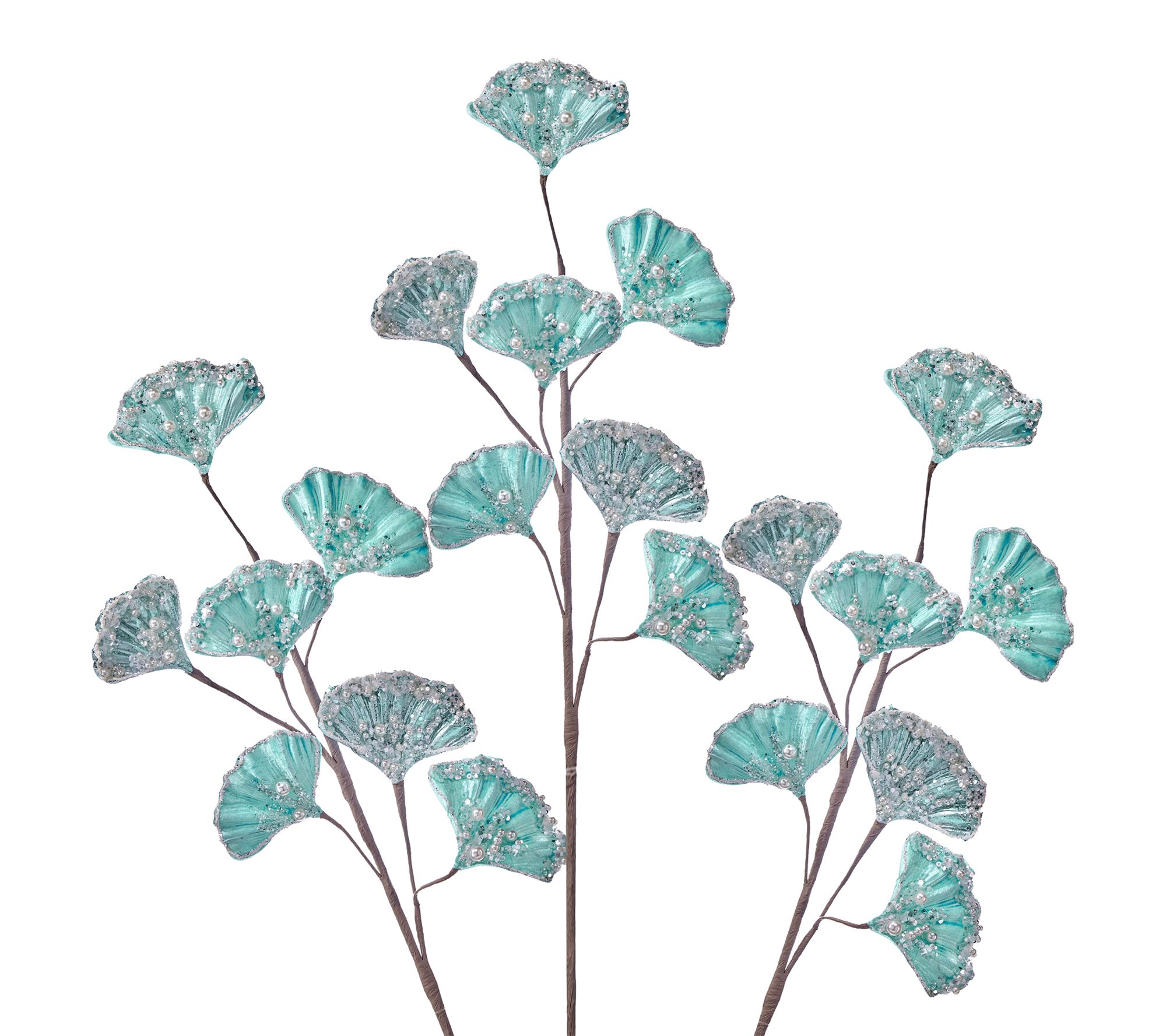 29" Pearl Scallop Leaf Spray Set of 3 by Valerie