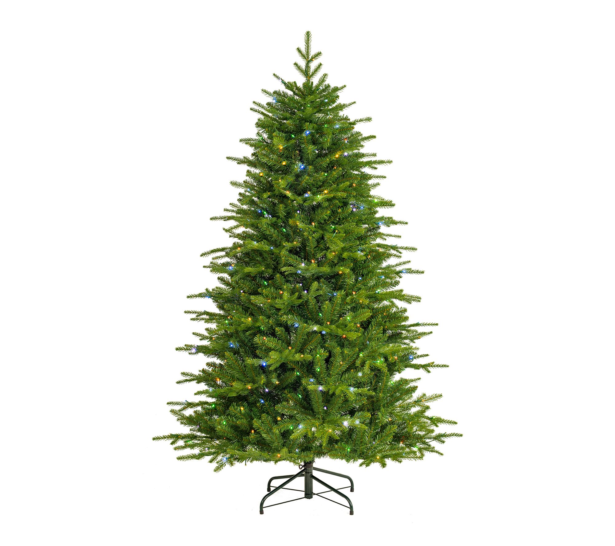 Glitzhome 6ft Pre-Lit Full Fir Artificial Christmas Tree