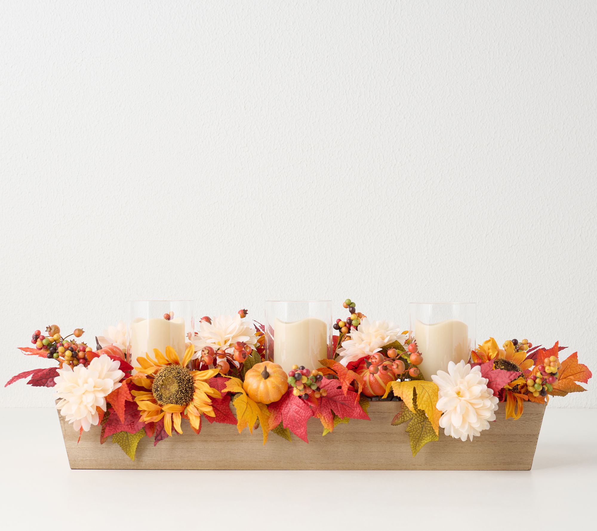 "As Is" 36" Illuminated Harvest Centerpiece by Valerie