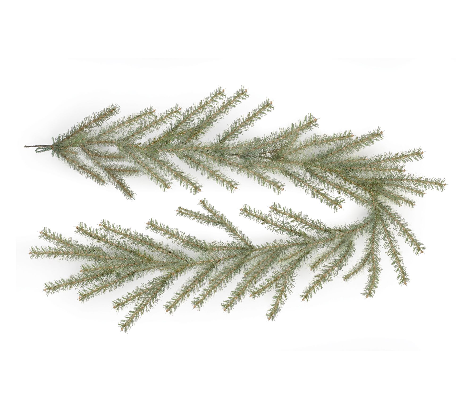 Melrose Glittered Pine Garland 6'L