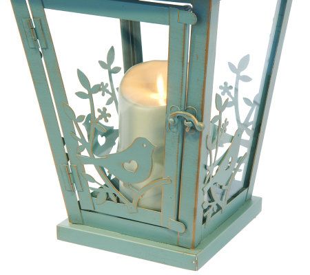 Bethlehem Lights Bird on Branch Lantern with Luminara Candle - QVC.com