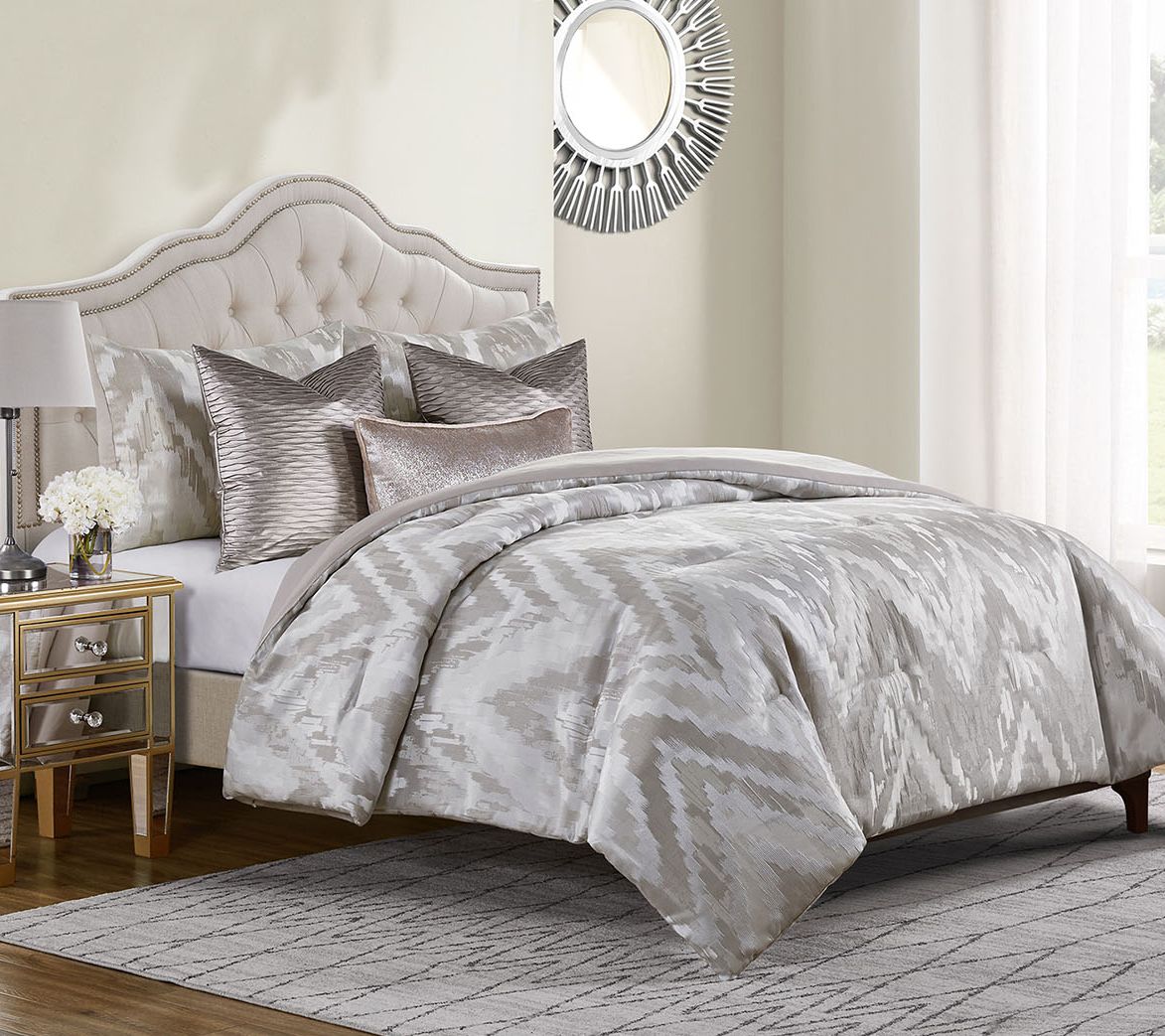 Inspire Me! Home Decor Lilianna Full 6-piece Comforter Set - QVC.com