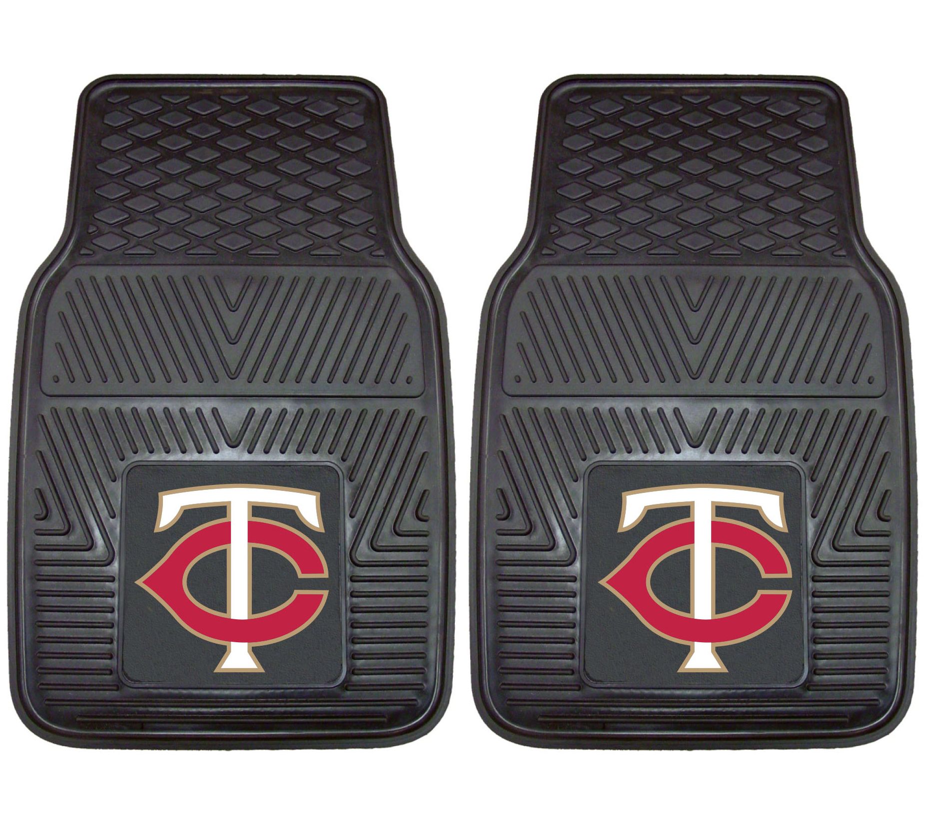 Minnesota Twins Heavy Duty Car Mat - Set of 2