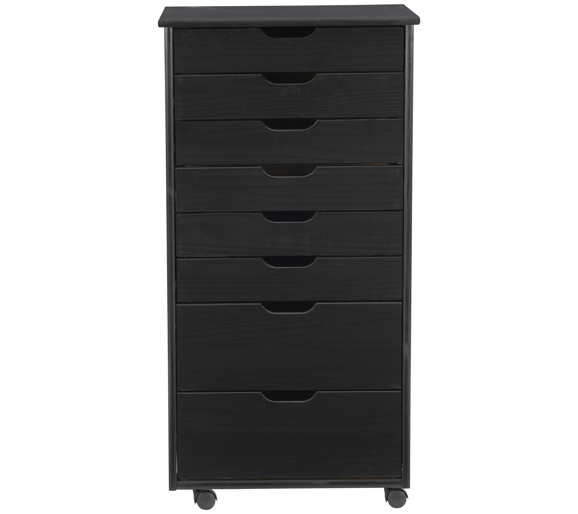 Linon Home Karla 8Drawer Rolling Storage Cart