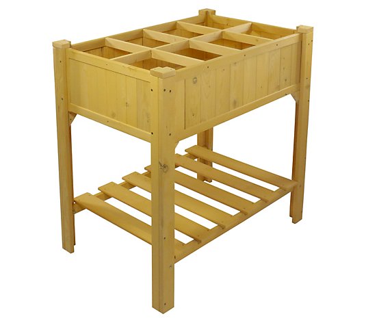 Northlight 3' Wooden Raised Garden Bed PlanterBox
