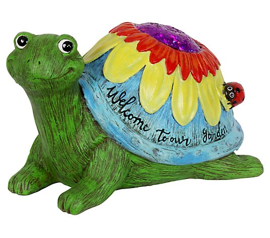 Exhart Colorful Garden Turtle Statue