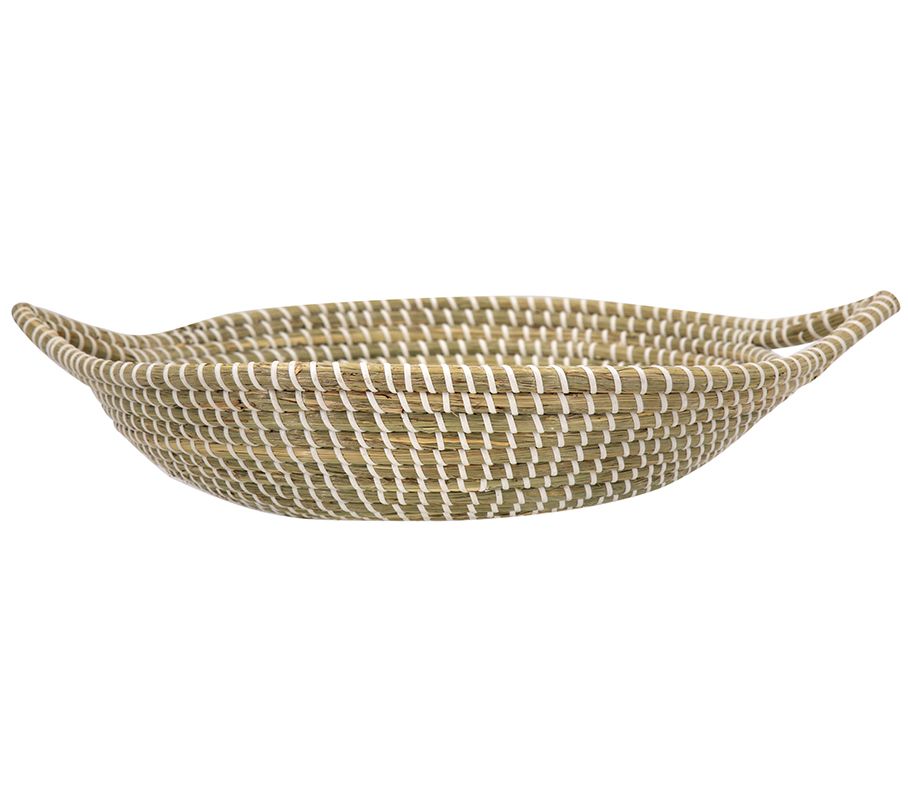Barbara King Woven Seagrass Bowl with Handles