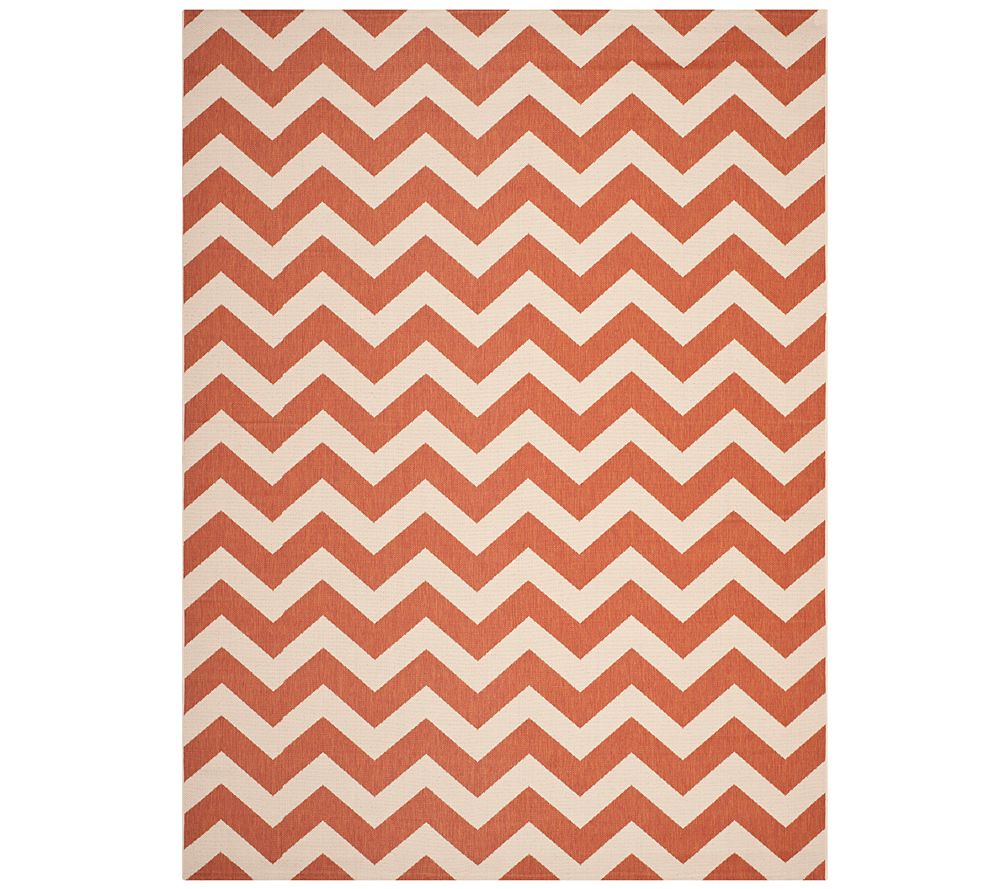 Safavieh 8' x 11' Horizontal Zigzag Indoor/Outdoor Rug