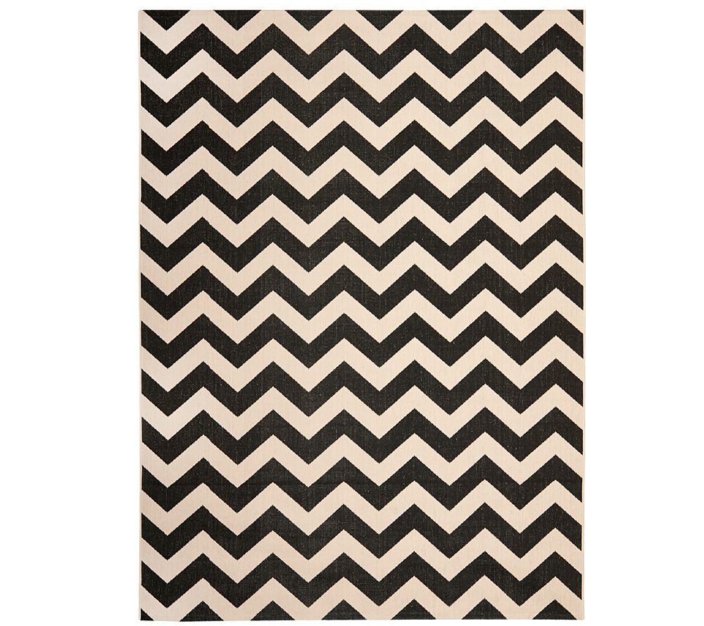 Safavieh 8' x 11' Horizontal Zigzag Indoor/Outdoor Rug