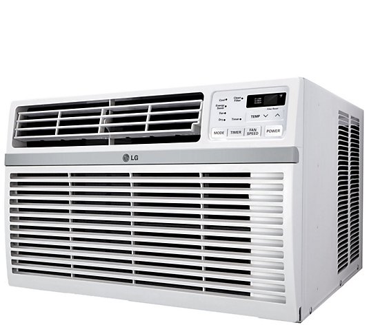 LG 10,000 BTU 115V Window-Mounted Air Conditioner with Remote