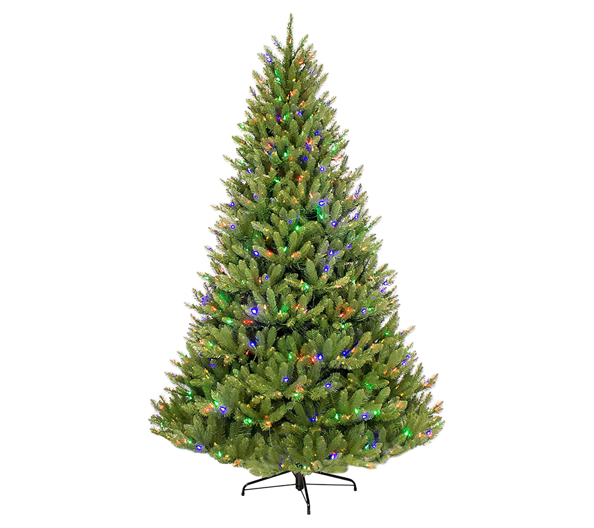 Puleo International 7.5' Pre-Lit LED Franklin Fir Tree - QVC.com