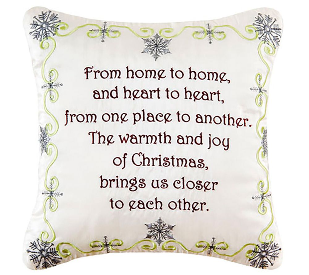 From Home to Home Pillow by C&F Home