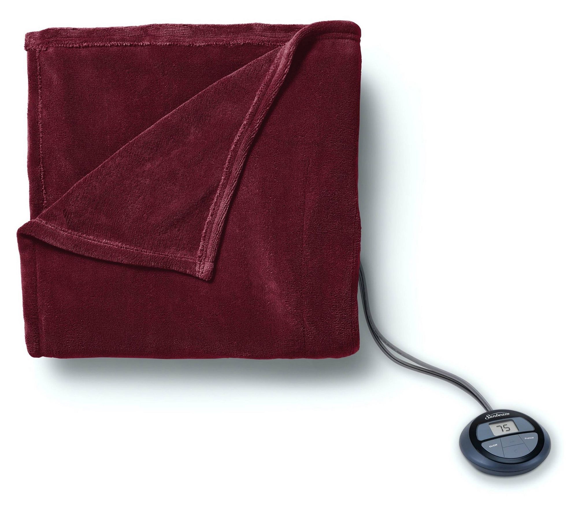 Sunbeam Heated Twin MicroPlush Blanket