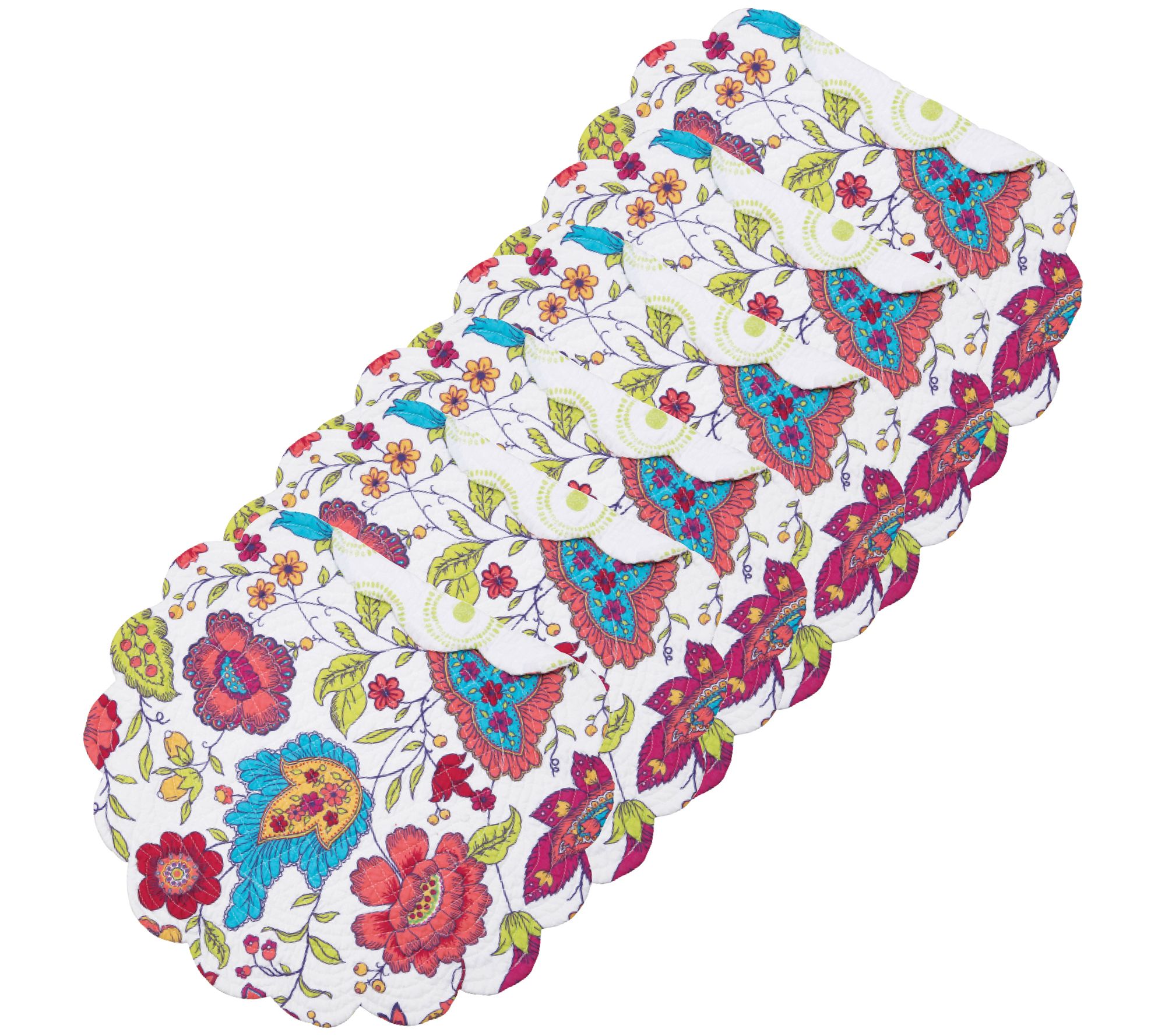 C&F Home Teagan Round Placemat Set of 6