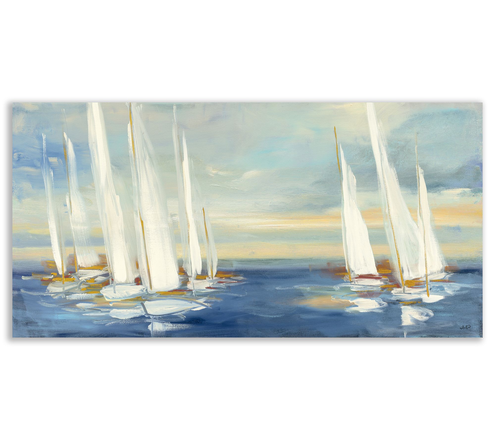 Courtside Market Summer Regatta Sunset 24" x 48" Wall Art