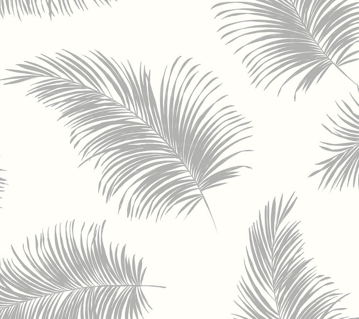 Lillian August Tossed Palm Peel and Stick Wallpaper Roll